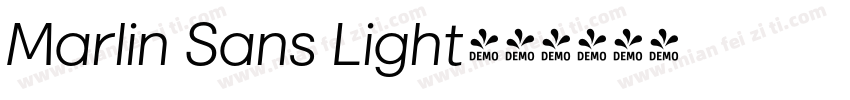 Marlin Sans Light字体转换